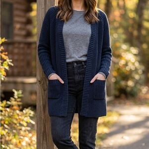 Patagonia Worn Wear Off Country Deep Blue Cardigan
